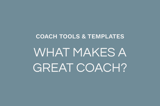 What Makes a Good Coach? (Hint: It's Not the Playbook)
